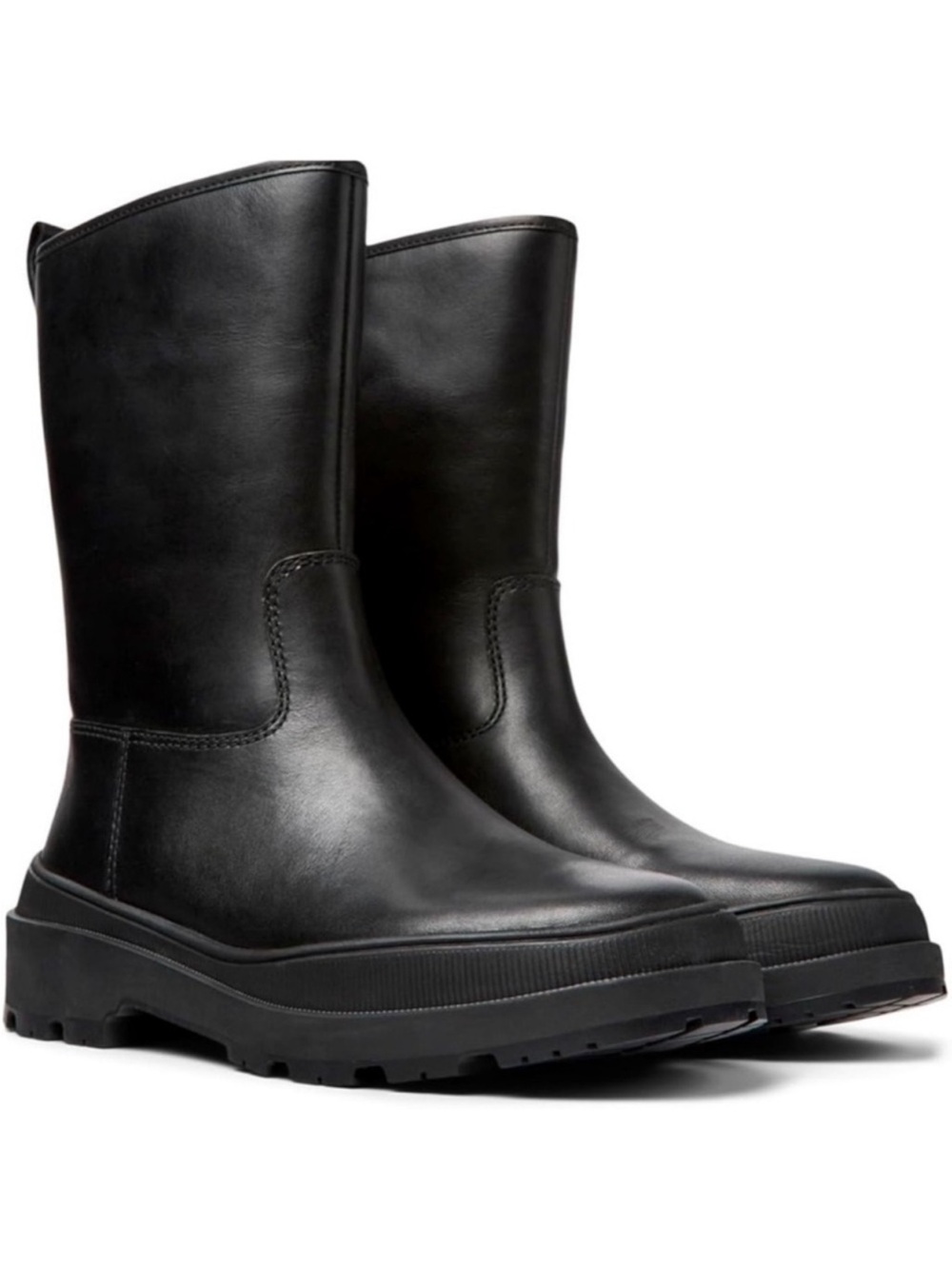 Camper Brutus Trek Michelin boots Black Leather pull on